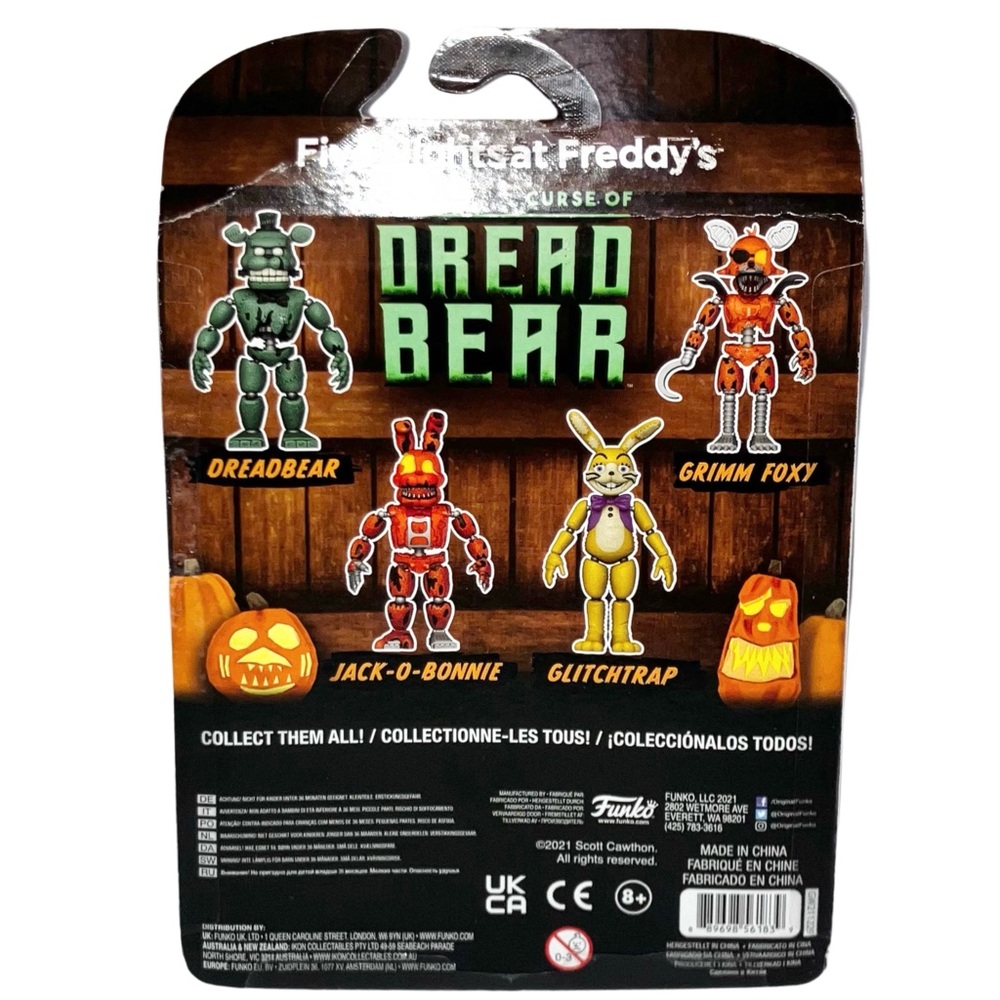 Funko Pop Five Nights at Freddy’s Action Figure Curse of Dread Bear Captain Foxy - Picture 5 of 5